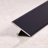 Профиль Т-образный алюминиевый ПТ-18 цвет 210 Венге черный 2,7 м