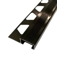 Профиль П-образный противоскользящий ПО-П12х20 Бронза глянцевая 2,7 м Профиль П-образный противоскользящий ПО-П12х20 Бронза глянцевая 2,7 м