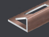 Алюминиевый L-профиль 12 мм PV03-14 розовый матовый 2,7 м