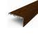 Заказать Порог угловой (профиль Г-образный) MP48 из алюминия 39 Орех миланский 2,7 м 