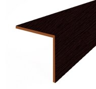 Уголок ПВХ двухсторонний IDEAL У15 отделочный 302 Венге черный 2,7 м Уголок ПВХ двухсторонний IDEAL У15 отделочный 302 Венге черный 2,7 м