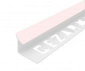 Профиль ПВХ для плитки Cezar внутренний 12 мм 121 Светло-розовый 2,5 м