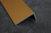 Алюминиевый уголок 20х10 мм ПБ20х10 золото матовое 3 м