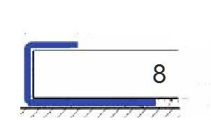 Заказать Стальной П-профиль окантовочный 8 мм ОК-8 шлифованный 2,7 м Заказать Стальной П-профиль окантовочный 8 мм ОК-8 шлифованный 2,7 м