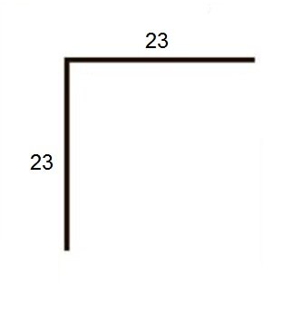 Заказать Внешний угол под тяжелые обои Cezar K20 23х23 мм Белый 2,6 м с перфорацией Заказать Внешний угол под тяжелые обои Cezar K20 23х23 мм Белый 2,6 м с перфорацией