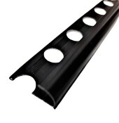 Уголок наружный для плитки С-образный (раскладка) ПО-9 черный глянцевый 2,7 м Уголок наружный для плитки С-образный (раскладка) ПО-9 черный глянцевый 2,7 м