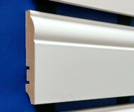 Плинтус МДФ белый 80 Hannahholz KW 81305 2,4 м