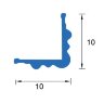 Заказать Уголок фигурный ПВХ вспененный 10х10 Асви 110 Белый 2,7 м Заказать Уголок фигурный ПВХ вспененный 10х10 Асви 110 Белый 2,7 м