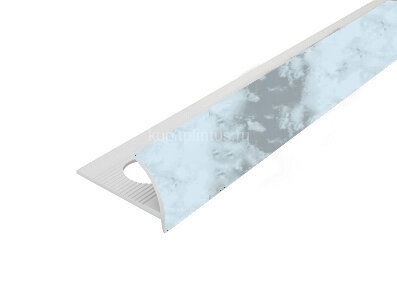 Заказать Профиль внешний ПВХ для плитки Cezar 10 мм 224 Голубой мрамор 2,5 м Заказать Профиль внешний ПВХ для плитки Cezar 10 мм 224 Голубой мрамор 2,5 м