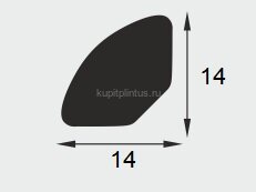 Заказать Угол ПВХ 1/4 14х14 Асви белый 2,4 м Заказать Угол ПВХ 1/4 14х14 Асви белый 2,4 м