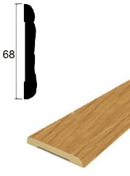 Наличник фигурный ПВХ Lemal 22068 68 мм Цвет 8696 Под дерево 2,2 м Наличник фигурный ПВХ Lemal 22068 68 мм Цвет 8696 Под дерево 2,2 м