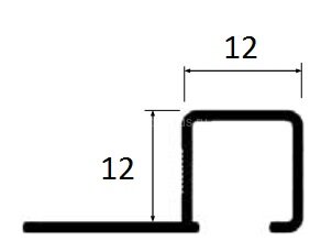 Заказать Профиль для плитки внешний П-образный алюминий 12х12 мм PV32-06 бронза матовая 2,7 м Заказать Профиль для плитки внешний П-образный алюминий 12х12 мм PV32-06 бронза матовая 2,7 м