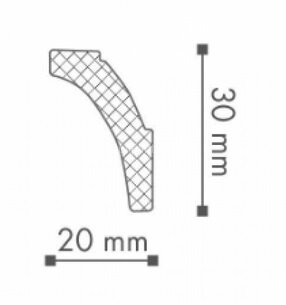 Заказать Карниз NMC Wallstyl WT8 30х20 2 м 
