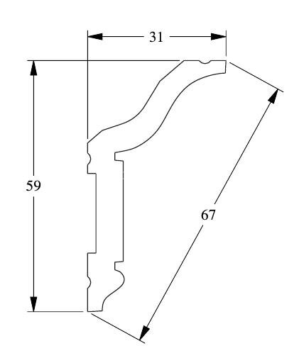 Заказать Карниз Orac Decor Duropolymer CX141 2 м 