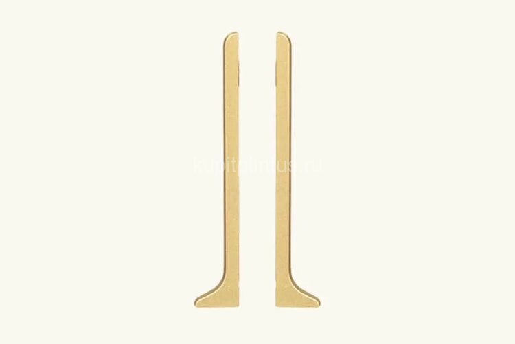 Заказать Заглушки ПВХ для плинтуса Евротрим L-80 2157.00 (левая+правая) кмп золото 