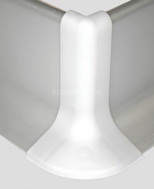 Заказать Комплект уголков внешних (2 шт.) для напольного плинтуса Effector Q63 серебро 