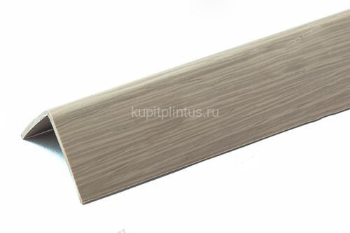 Заказать Уголок декоративный ПВХ Cezar 25х25 цвет 125 Светлый орех 2,75 м 