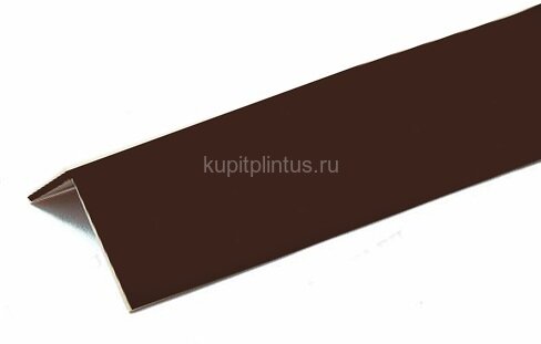 Заказать Уголок декоративный ПВХ Cezar 10х10 цвет 108 Коричневый 2,75 м Заказать Уголок декоративный ПВХ Cezar 10х10 цвет 108 Коричневый 2,75 м