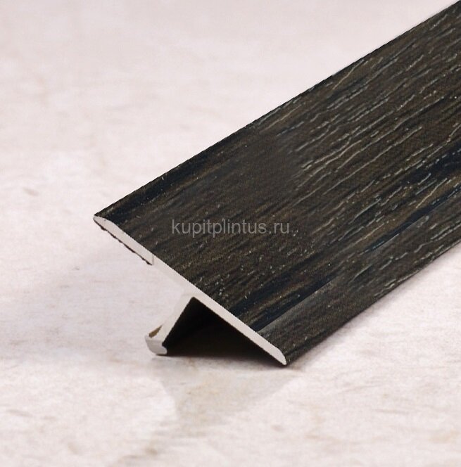 Заказать Профиль Т-образный алюминиевый ПТ-40 цвет 209 Орех тропический 2,7 м 