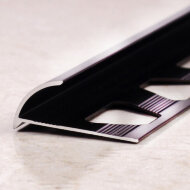 Уголок наружный для плитки С-образный (раскладка) ПО-9 бронза светлая глянцевая 2,7 м Уголок наружный для плитки С-образный (раскладка) ПО-9 бронза светлая глянцевая 2,7 м