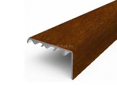 Заказать Порог угловой (профиль Г-образный) MP48 из алюминия 34 Бук золотистый 2,7 м 