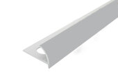 Профиль внешний ПВХ для плитки Cezar 9 мм 119 Серебряный матовый 2,5 м