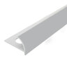Профиль внешний ПВХ для плитки Cezar 9 мм 119 Серебряный матовый 2,5 м