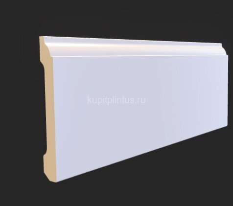 Заказать Напольный плинтус 80х11 мм Hiwood B80C из полистирола 2 м 