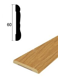 Наличник фигурный ПВХ Lemal 22060 60 мм Цвет 8696 Под дерево 2,2 м Наличник фигурный ПВХ Lemal 22060 60 мм Цвет 8696 Под дерево 2,2 м