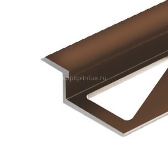 Заказать Профиль Z-образный 10 мм алюминий PV46-07 бронза блестящая 2,7 м Заказать Профиль Z-образный 10 мм алюминий PV46-07 бронза блестящая 2,7 м