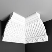 Угол внутренний к плинтусу Де-Багет ДП 24/170 (4*4) белый Угол внутренний к плинтусу Де-Багет ДП 24/170 (4*4) белый