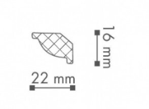 Заказать Карниз NMC Wallstyl WT7 16х22 2 м Заказать Карниз NMC Wallstyl WT7 16х22 2 м