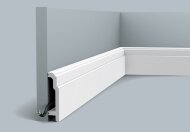 Плинтус с кабель-каналом Orac Decor Duropolymer SX155 2 м