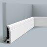 Заказать Плинтус с кабель-каналом Orac Decor Duropolymer SX155 2 м 