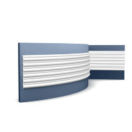 Декоративная панель гибкая Orac Decor 3D WX211F белый полиуретан 200x25.5x1.7 см Декоративная панель гибкая Orac Decor 3D WX211F белый полиуретан 200x25.5x1.7 см