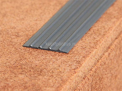 Заказать Резиновый профиль лента противоскользящий Евроступень Н-29 серый 9 м 