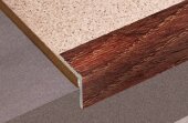 Угловой порог из декорированного алюминия Д19 КД Дуб мореный 2,7 м Угловой порог из декорированного алюминия Д19 КД Дуб мореный 2,7 м