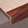 Заказать Угловой порог из декорированного алюминия Д19 КД Дуб мореный 2,7 м Заказать Угловой порог из декорированного алюминия Д19 КД Дуб мореный 2,7 м