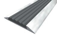 Порог противоскользящий с серой вставкой Д15 Алюминий-серый (без отделки) 2,7 м Порог противоскользящий с серой вставкой Д15 Алюминий-серый (без отделки) 2,7 м