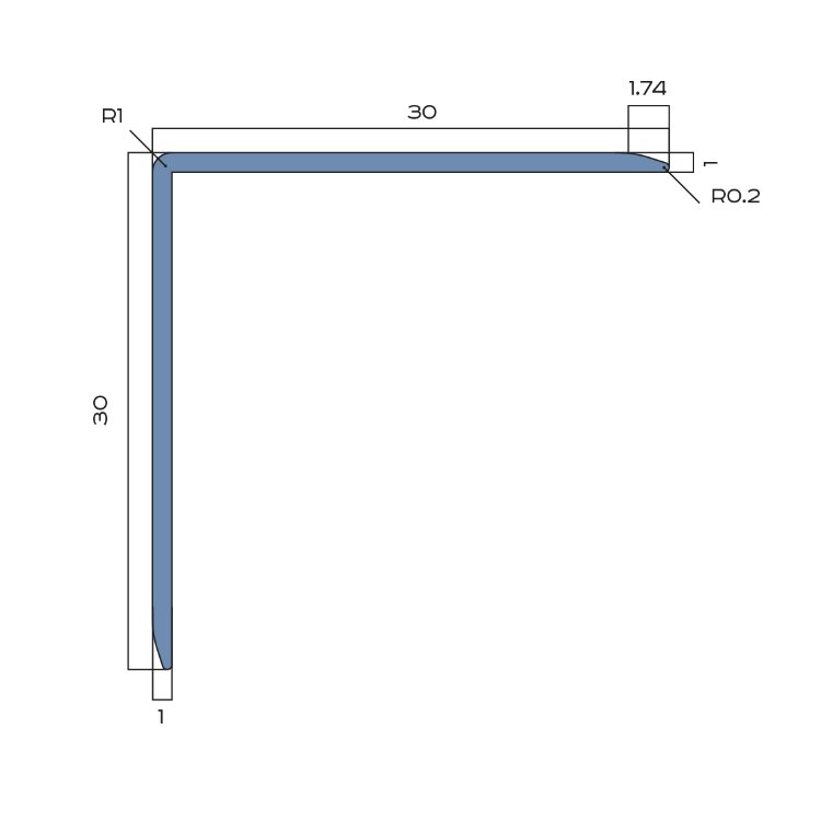 Заказать Уголок алюминиевый 30х30 мм NEEXY PV65-42 SBL муар черный 2.7 м Заказать Уголок алюминиевый 30х30 мм NEEXY PV65-42 SBL муар черный 2.7 м