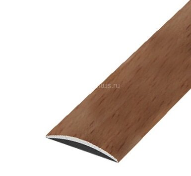 Заказать Порог из ламинированного алюминия А39 Л Темный бук 2,7 м 