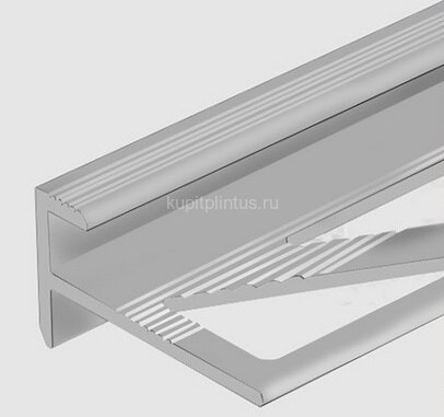 Заказать Профиль F-образный алюминиевый 10 мм PV53-01 полированный 2,7 м Заказать Профиль F-образный алюминиевый 10 мм PV53-01 полированный 2,7 м