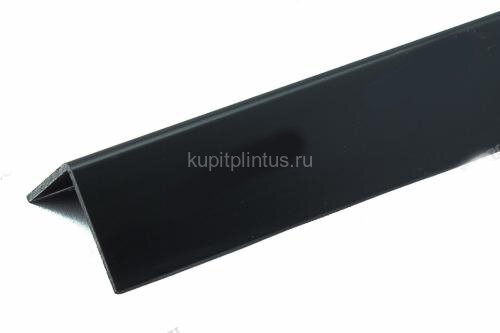 Заказать Уголок декоративный ПВХ Cezar 10х10 цвет 107 Черный 2,75 м 