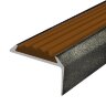 Заказать Угловой порог алюминиевый противоскользящий 22х42 мм Д01 КР люкс Черный металлик (коричневая вставка) 2,7 м Заказать Угловой порог алюминиевый противоскользящий 22х42 мм Д01 КР люкс Черный металлик (коричневая вставка) 2,7 м