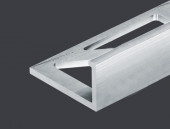 Алюминиевый L-профиль 12 мм PV03-00 натуральный 2,7 м