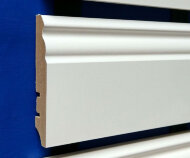 Плинтус МДФ белый 80 Hannahholz KW 81303 2,4 м