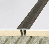 Профиль Т-образный алюминий 18 мм Effector A55 0925 Дуб Антрацит 2,5 м