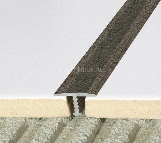 Заказать Профиль Т-образный алюминий 18 мм Effector A55 0925 Дуб Антрацит 2,5 м 