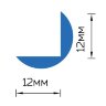 Заказать Угол ПВХ 3/4 12х12 Асви белый 2,4 м 