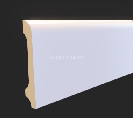 Заказать Напольный плинтус 80х14 мм Hiwood B80B из полистирола 2 м 